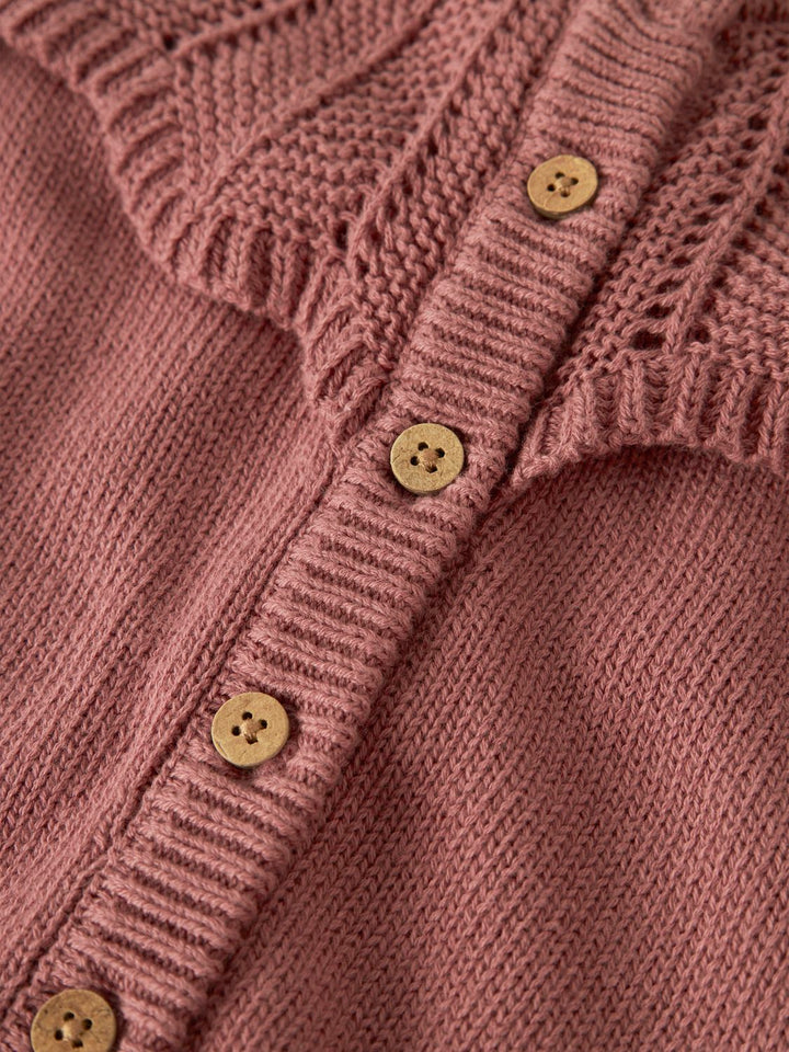 noda Ls Knit Card  Mellomrosa