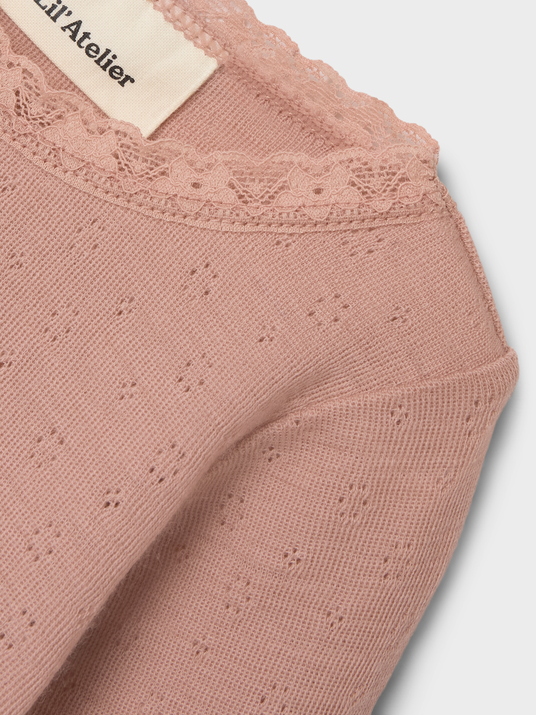 Nbfnoel Nab Ls Slim Wool Body Lil  Lysebrun