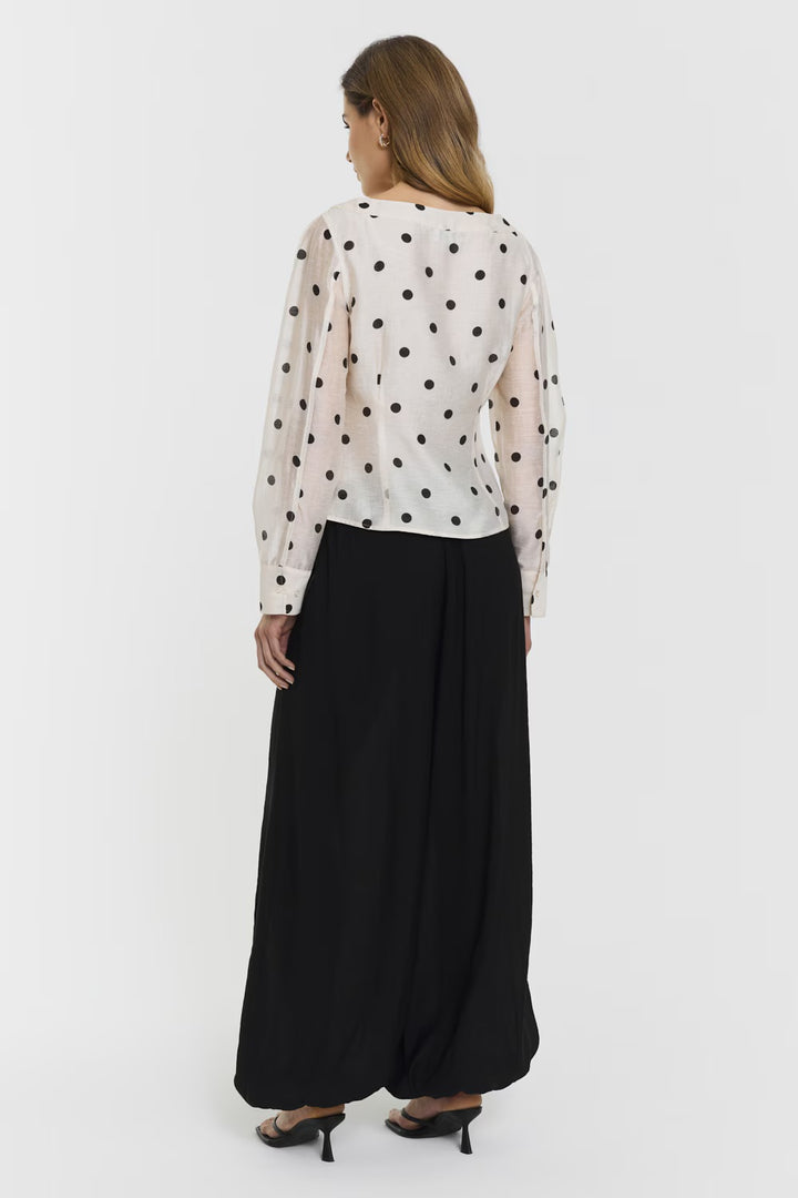 Maika blouse  Black Dots