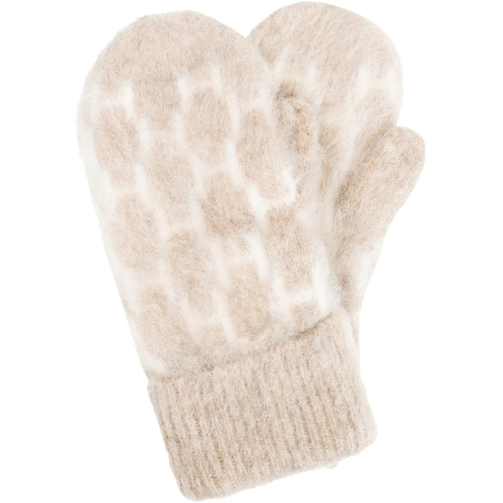 GERA Mittens  Light Brown Melange