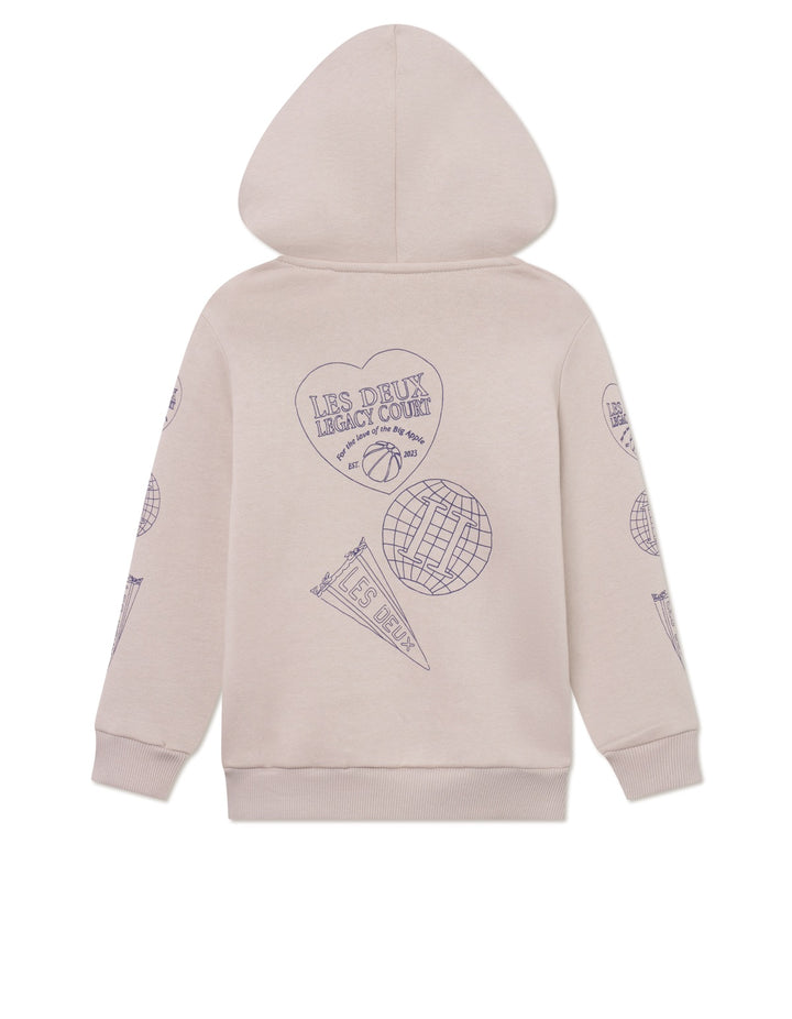 Atlas Zipper Hoodie Kids  Light Sand