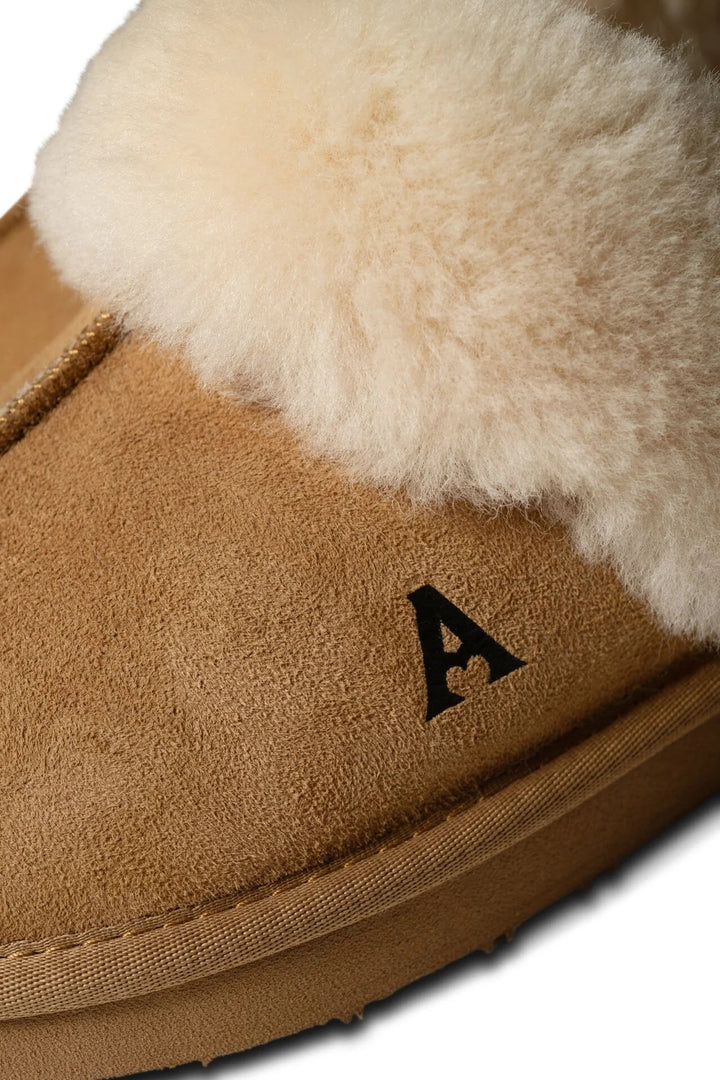 Shearling Slippers  Chestnut
