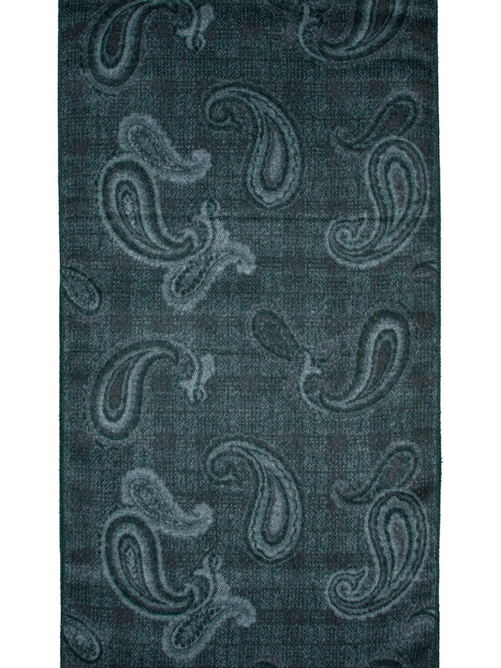 Skjerf herre paisley 35x180  Grønn