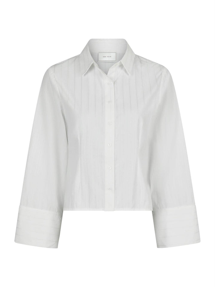 Rosa solid shirt  White