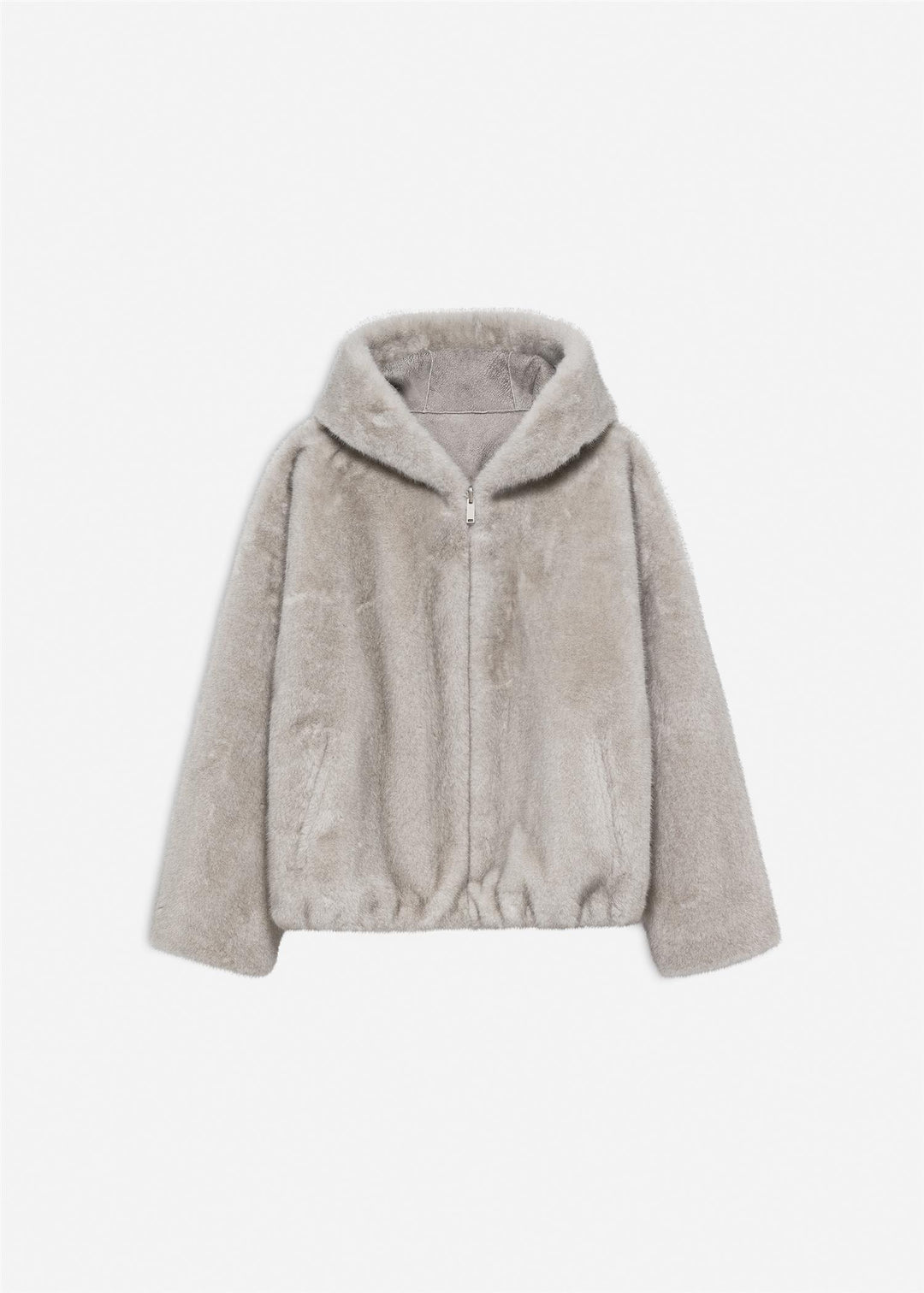 RUBY FAUX MINK  Clay
