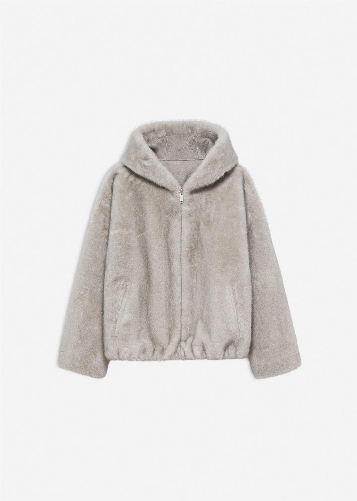 RUBY FAUX MINK  Clay