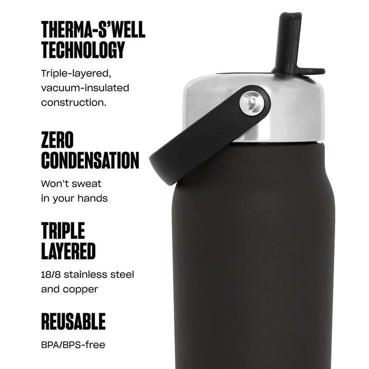 Explorer Flip Straw 24 oz  Onyx
