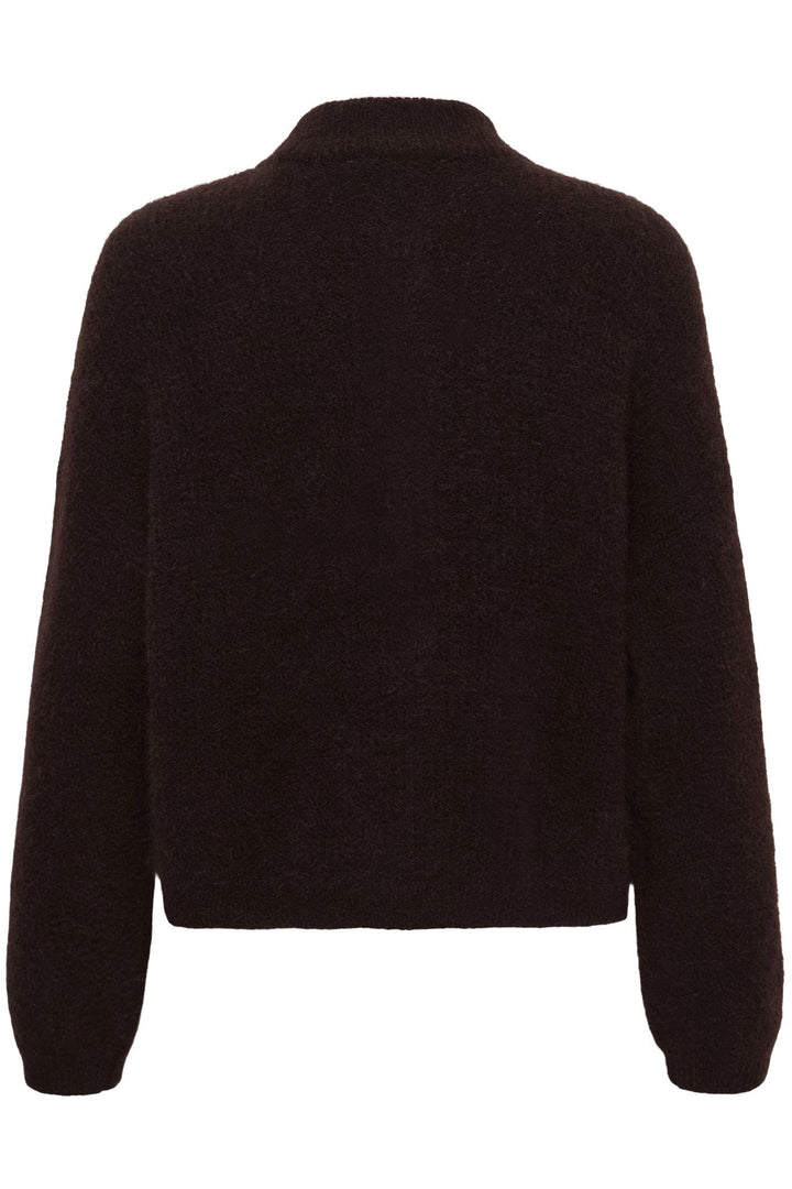 Gzdebbie Cardigan  Plum Melange