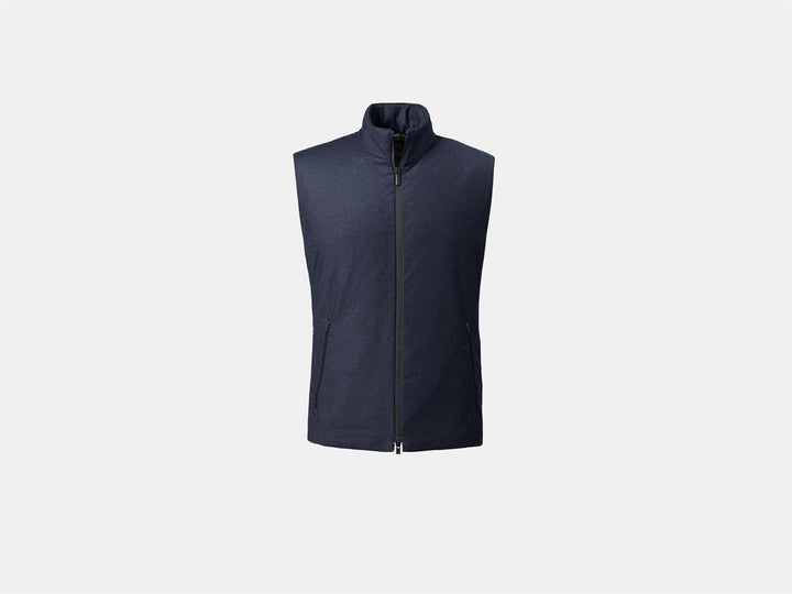 Raptor Vest Savile  Navy Melange Wool