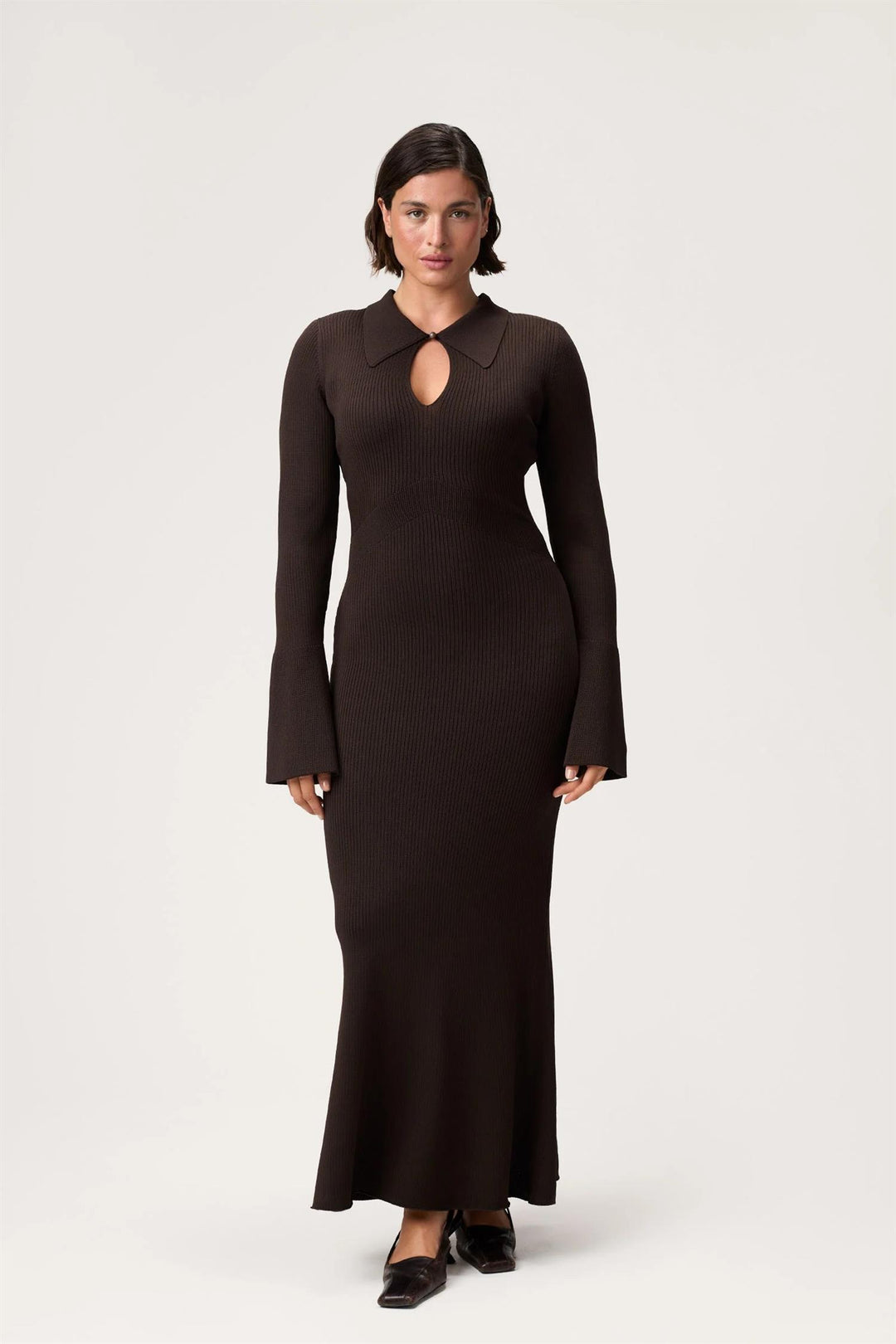 Basel Maxi Dress Brown