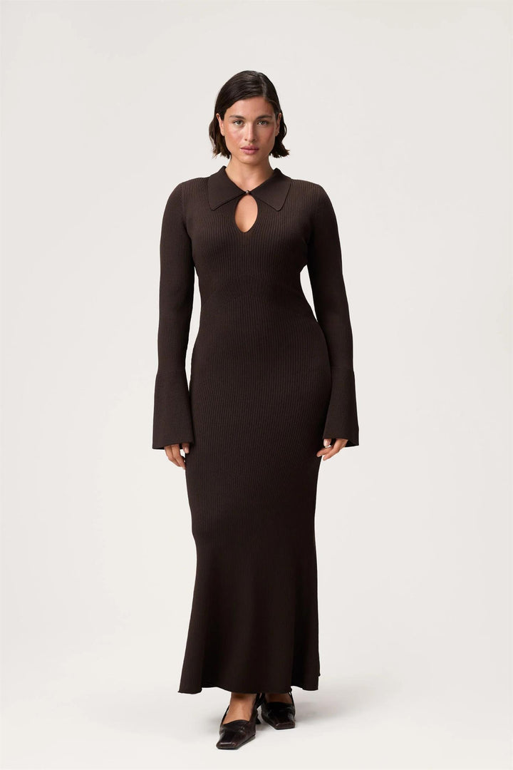 Basel Maxi Dress Brown