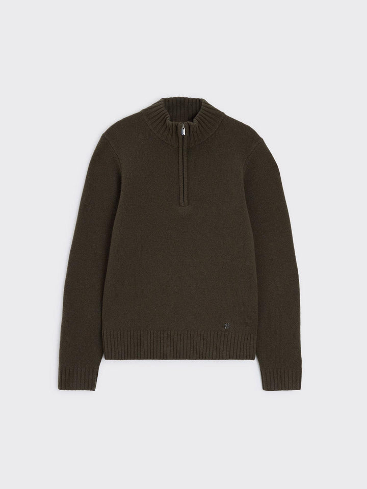 Andreas Half-Zip Sweater  Dk. Green
