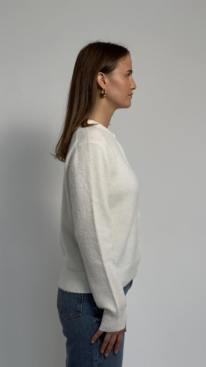 Nor short cardigan 7355  Clear Cream