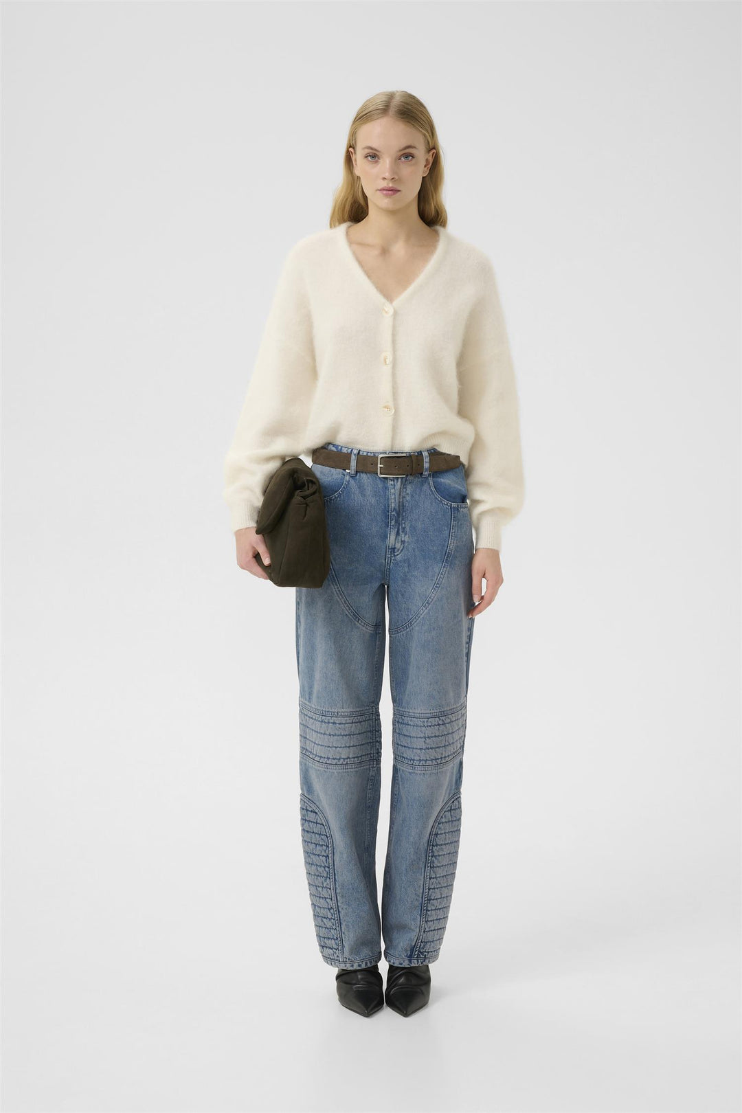 GZdebbie cardigan  Egret