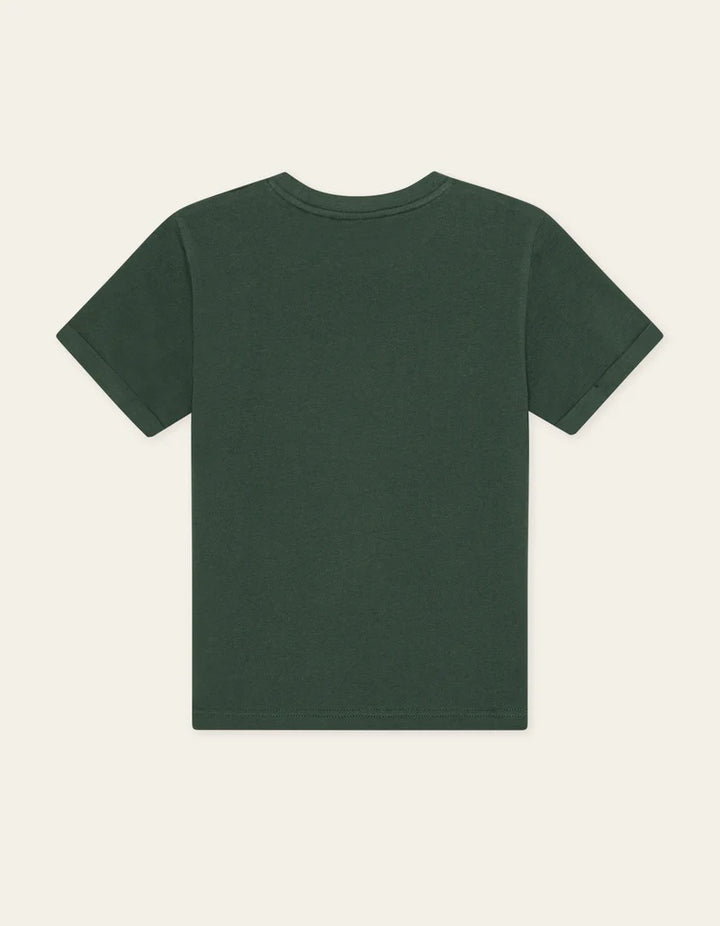Core Contrast T-Shirt KIDS  Pine Green