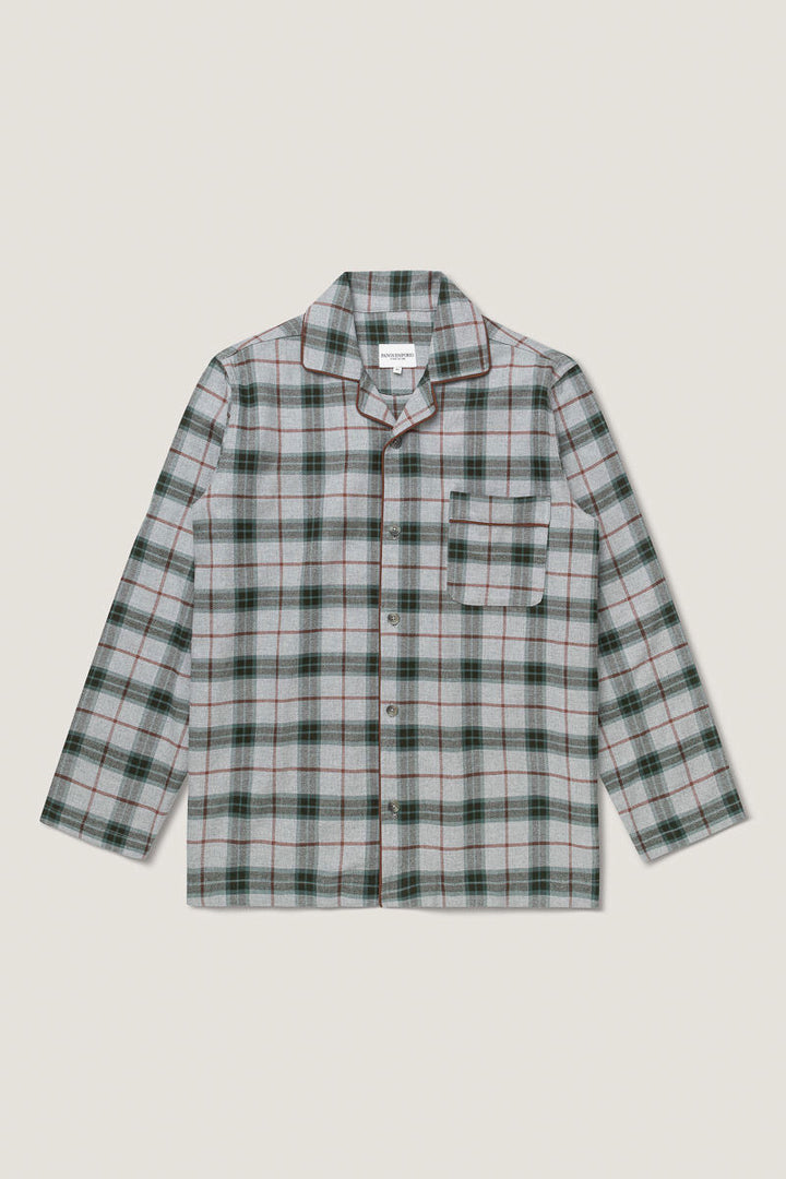 Pj Set  Grey Tartan
