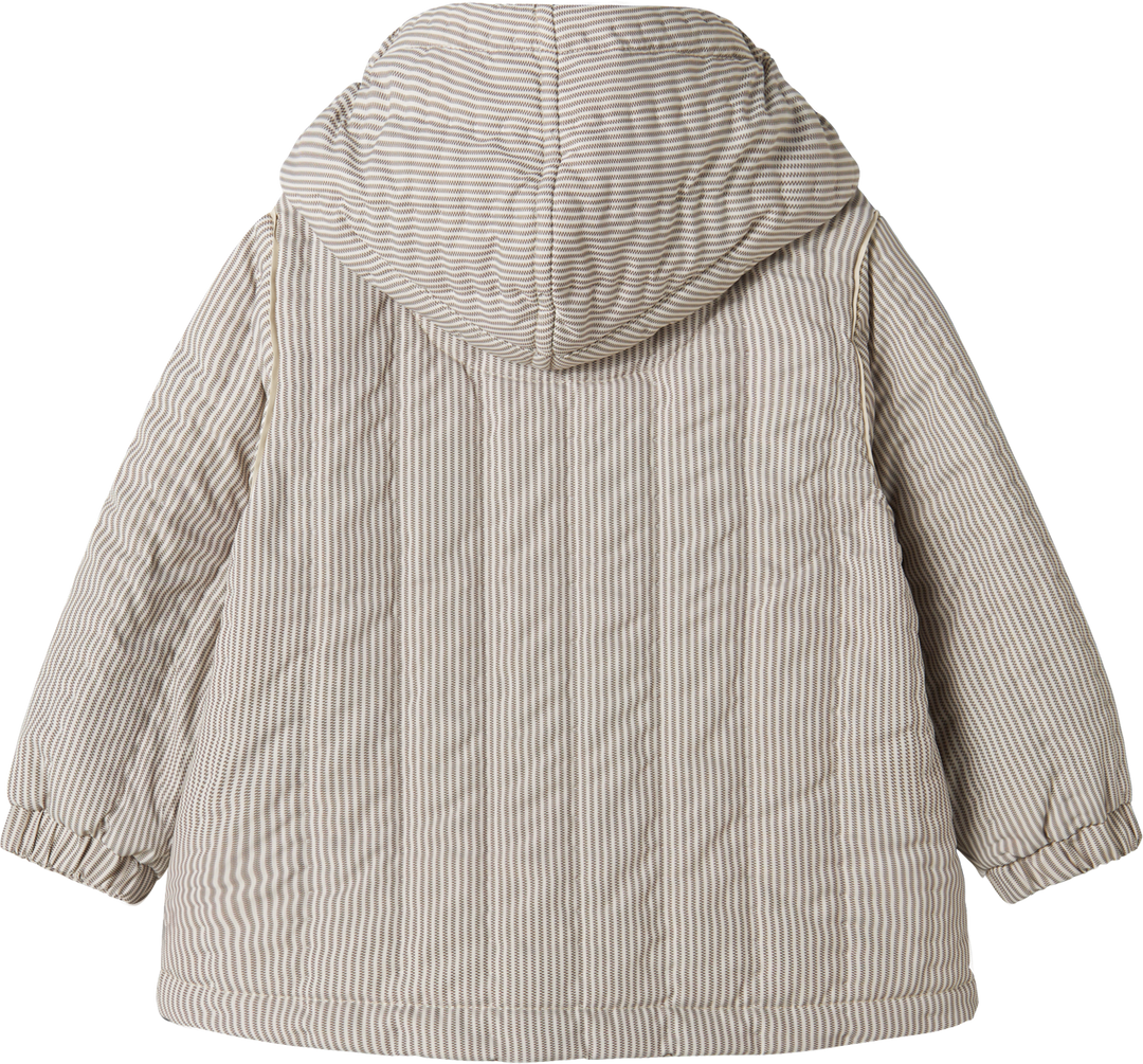 Omaro Jacket  Dark Brown Stripe