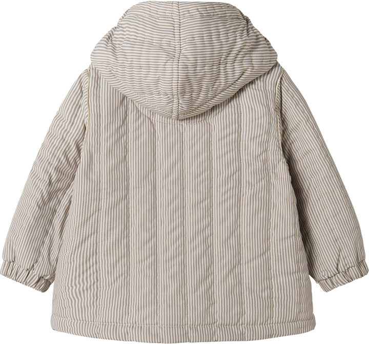 Omaro Jacket  Dark Brown Stripe