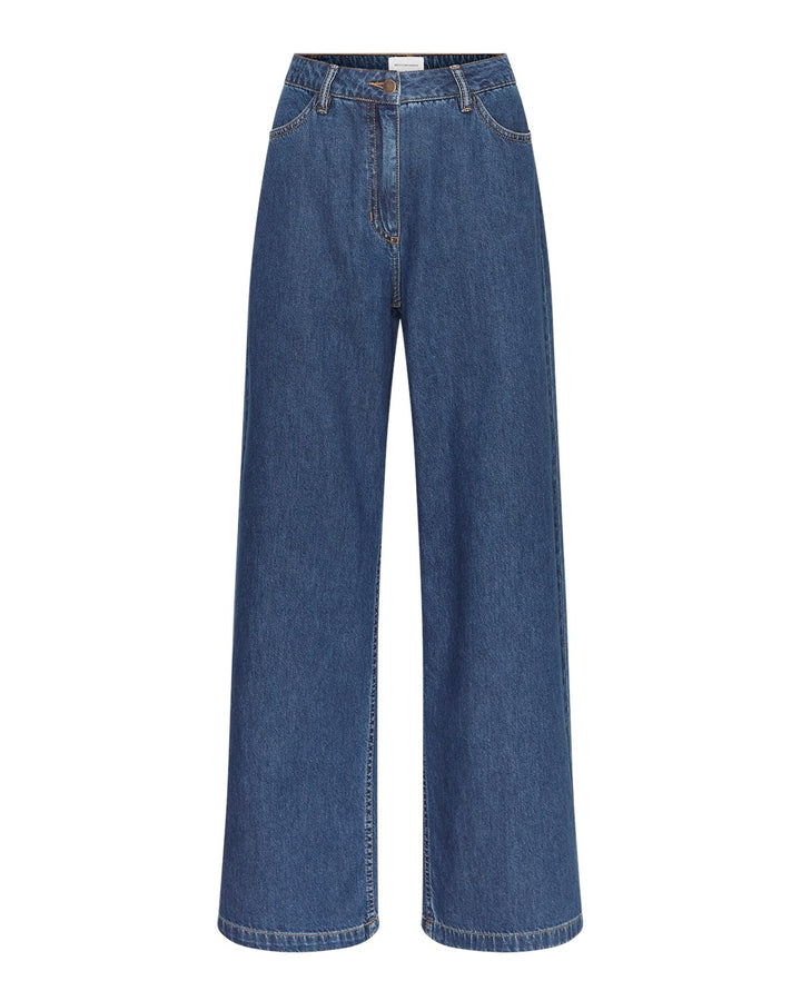 MSCHElena Pants  Mid Blue Wash