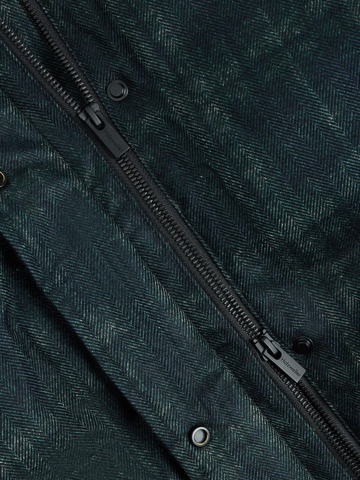 Selma Heritage Down Jacket  Blue Check