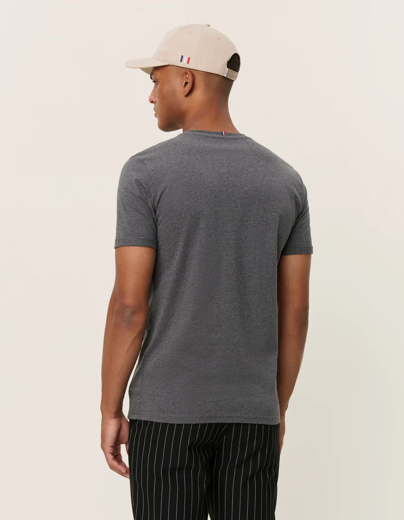 Nørregaard T-Shirt - Seasonal  Charcoal Melange/Orange