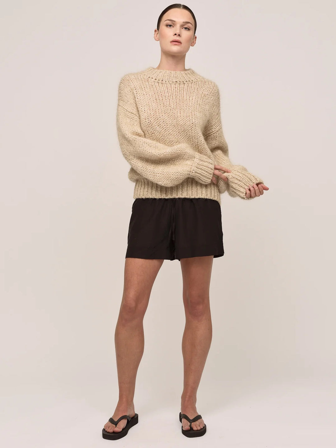 Florie RN Sweater  Washed Sand