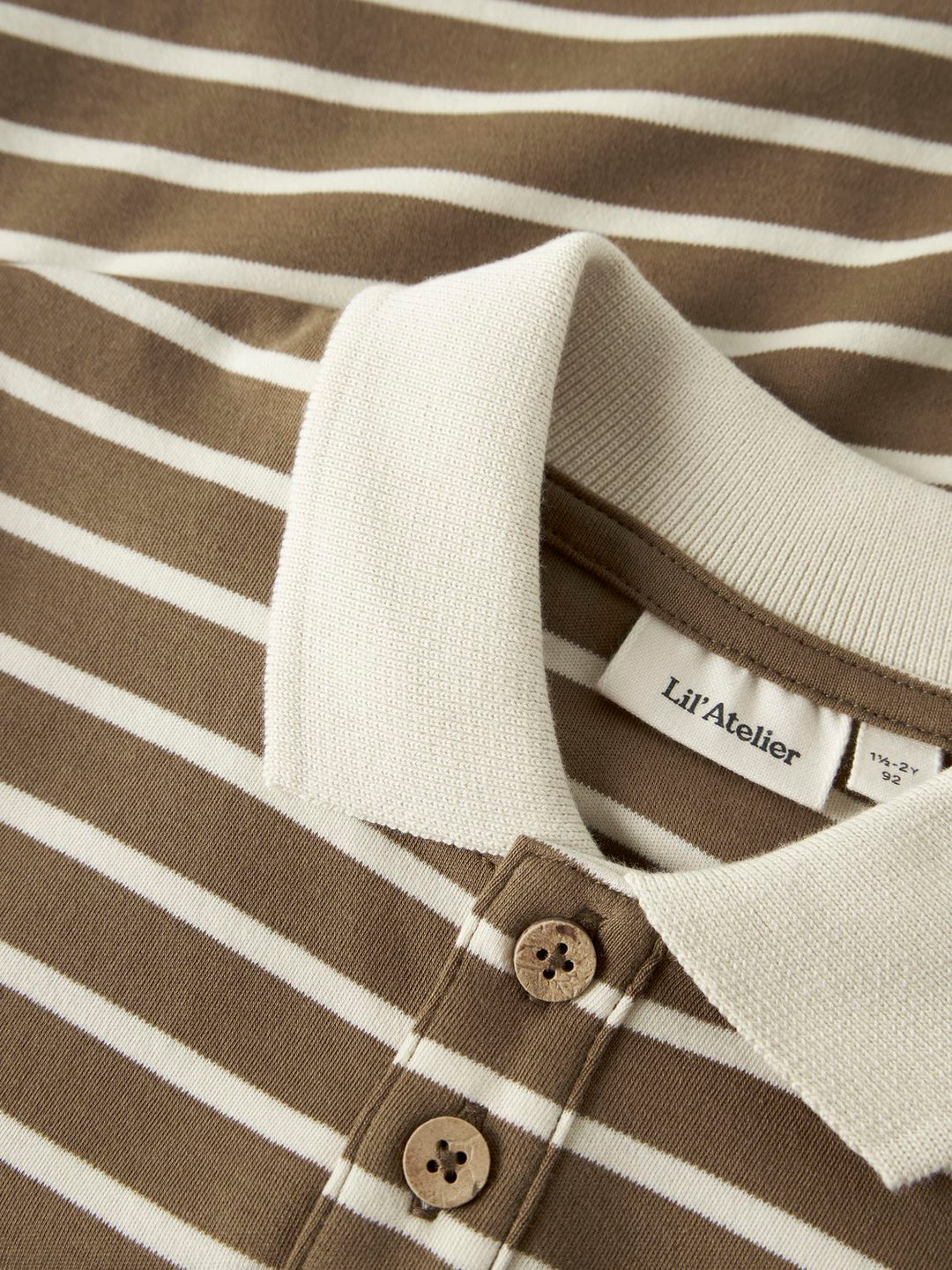 limia Ls Loose Polo Top  Lysebrun