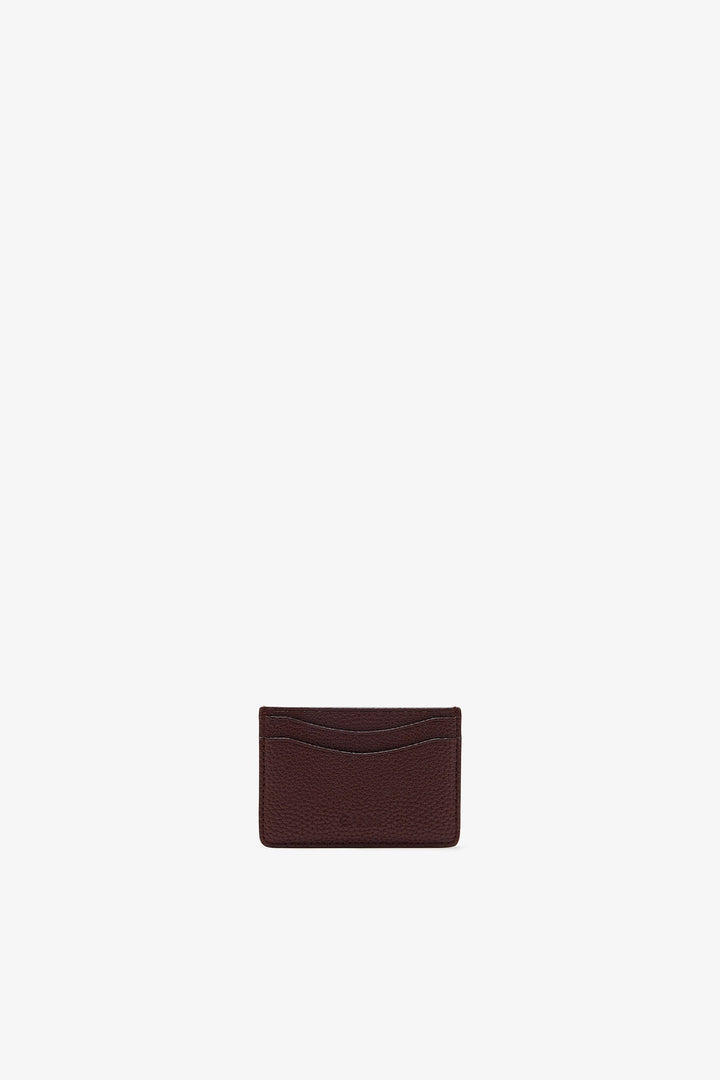 Card Holder Grained  Chicory Coffee