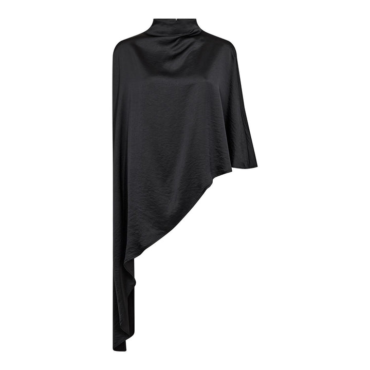 IdunCC Turtle Cape Blouse Black