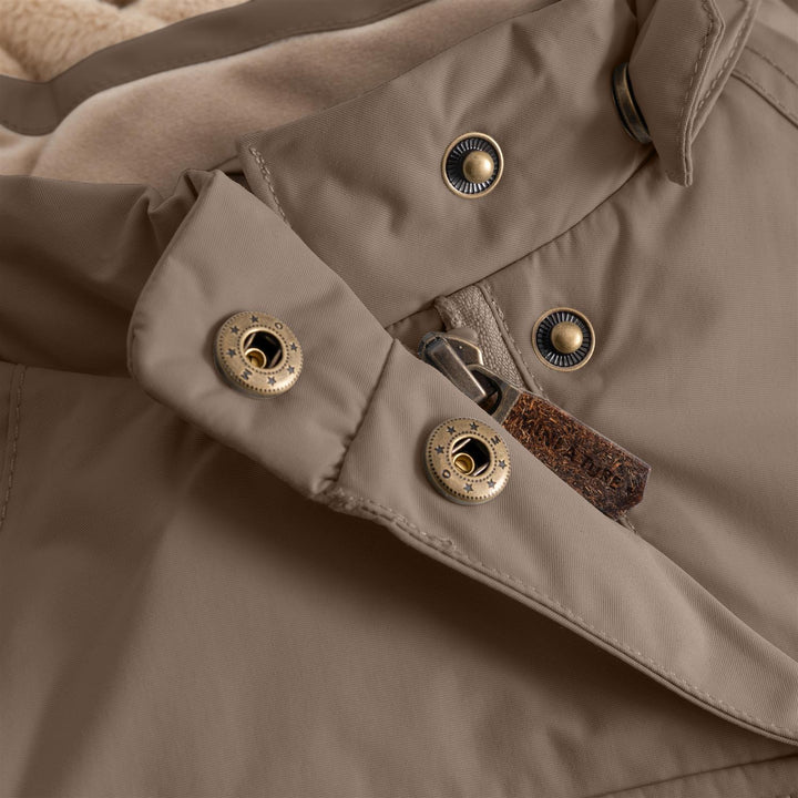 MATWANG fleece lined winter jacket  Morel Grey