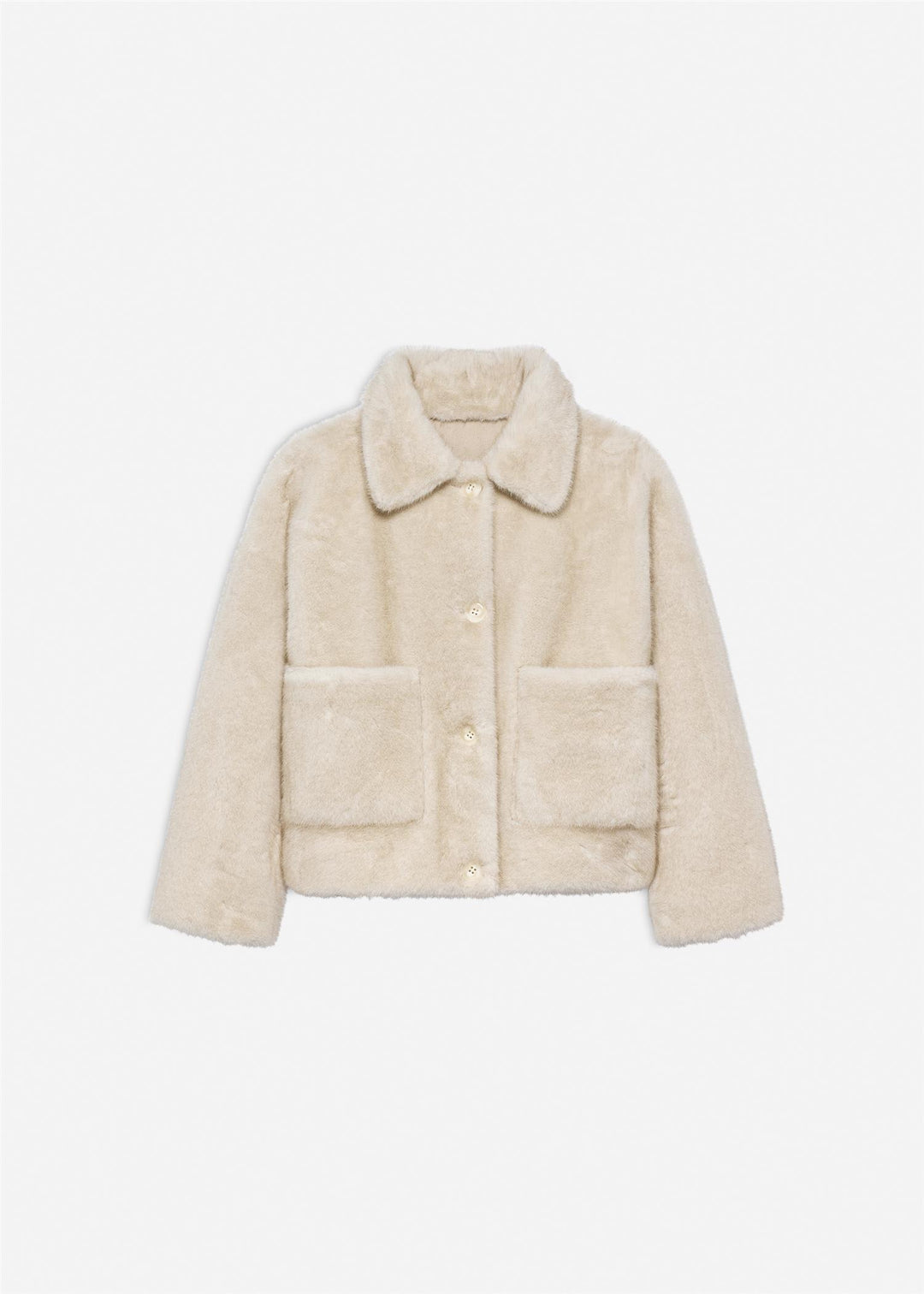 Faje Faux Mink  Beige