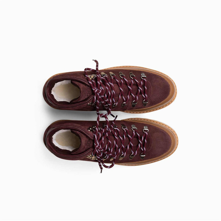 Core Cap Suede  Cognac Wine