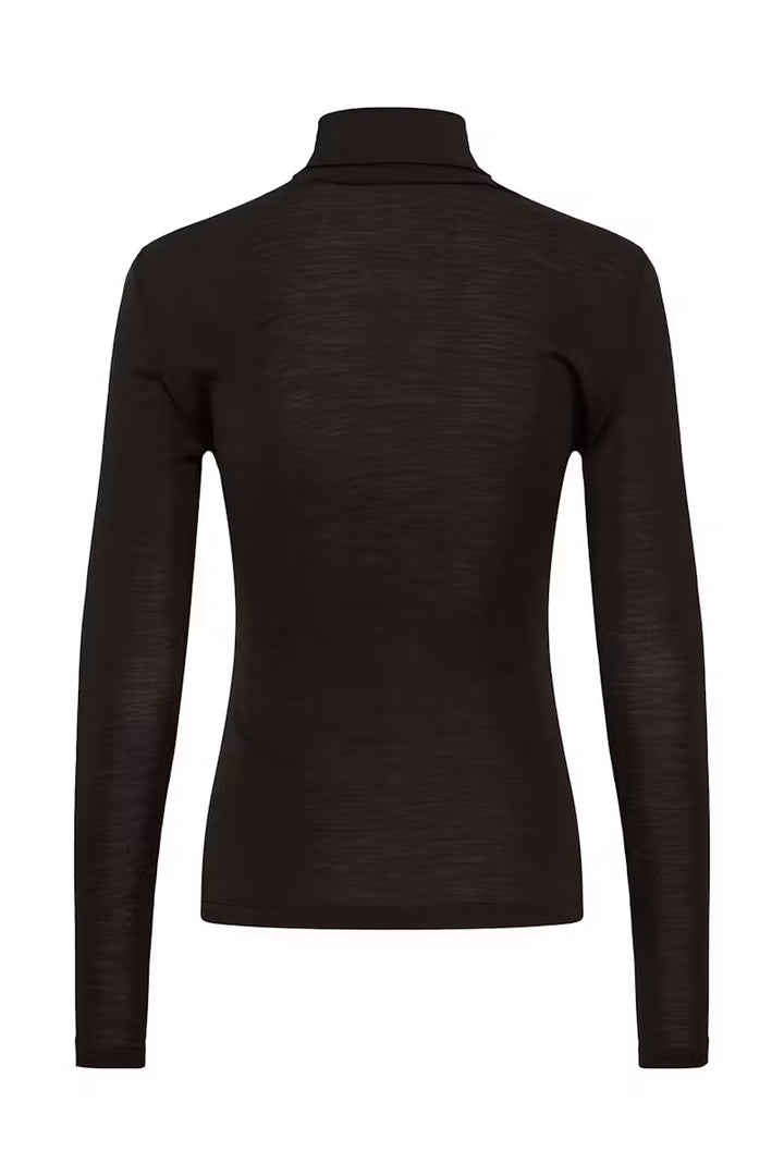 GZNINIA WOOL ROLL NECK  Chocolate Torte