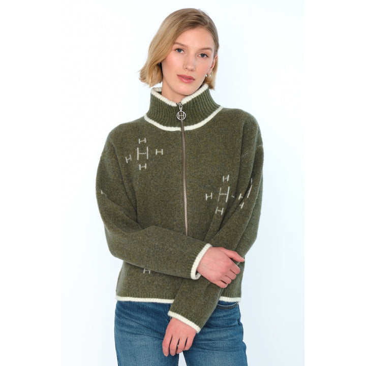 IBEN Zip Jacket  Winter Moss