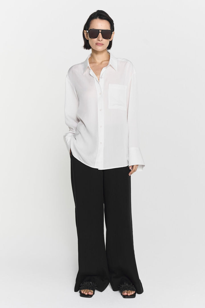 Kiara Fluid Shirt  Ivory