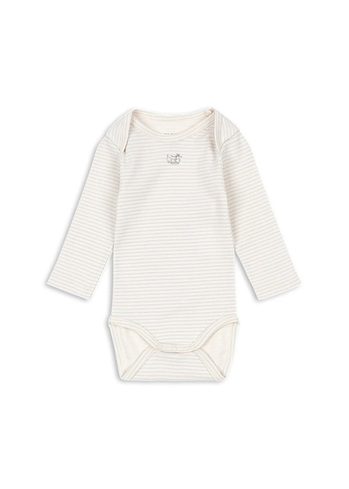 FIO STRIPE LS BODY Tea Stripe Gray Dawn