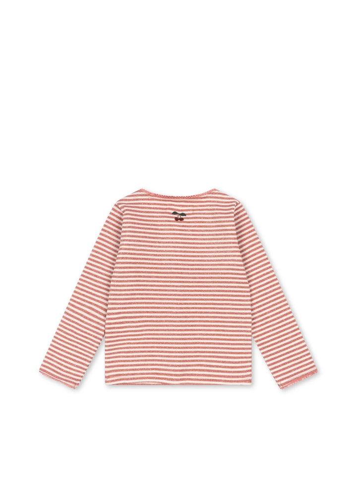 ROLI STRIPE CARDIGAN  Rose Cream Stripe