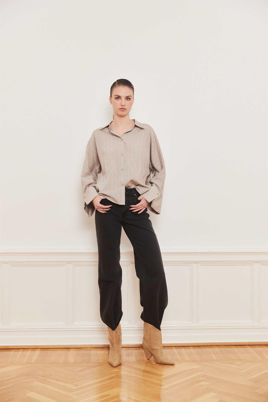 ATARI SHIRT BEIGE STRIPE  Beige