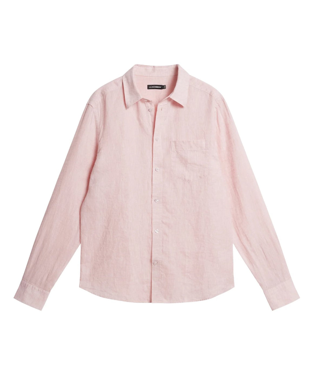 Slimk LS Linen Melange Shirt  Powder Pink