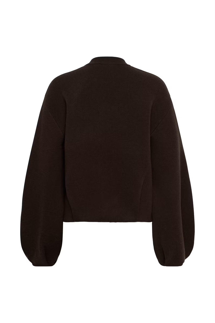 GZVICTORIA CARDIGAN  Ganache