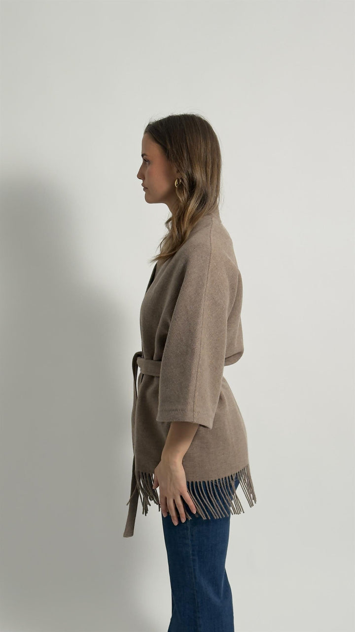 Akila Lambswool Jacket  Desert