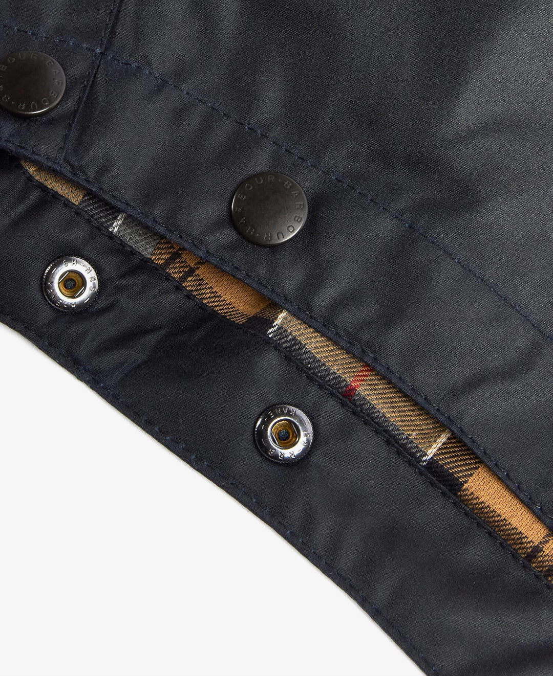 Waxed cotton hood  Navy