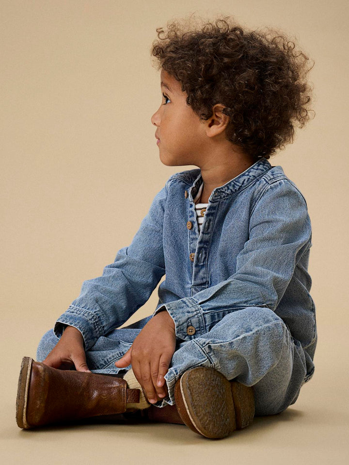 TAYA LOOSE JEANS  Medium Blue Denim