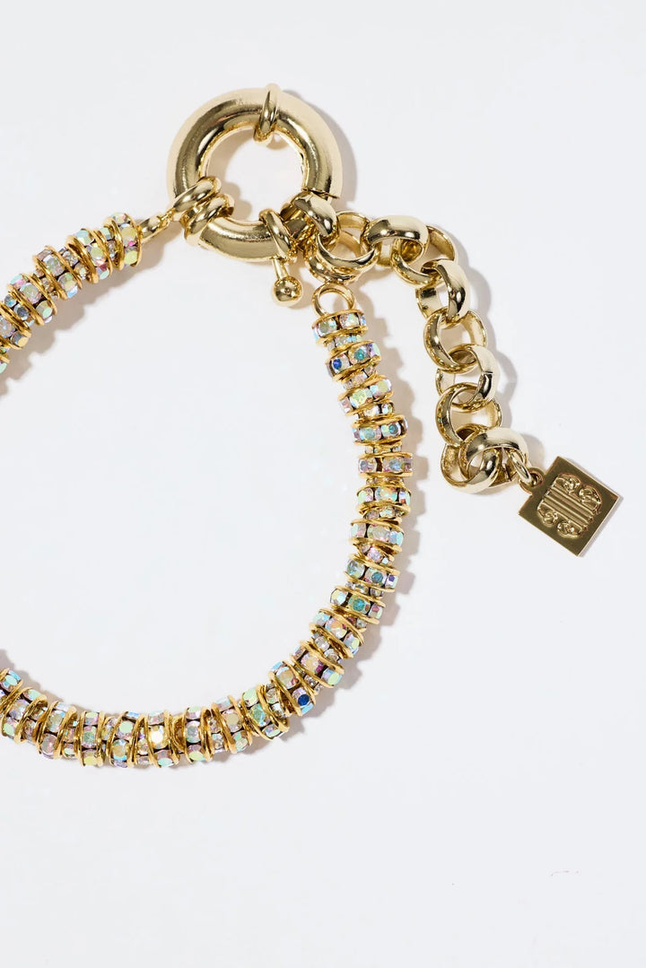 SKINNY DIAMOND BRACELET  Gold