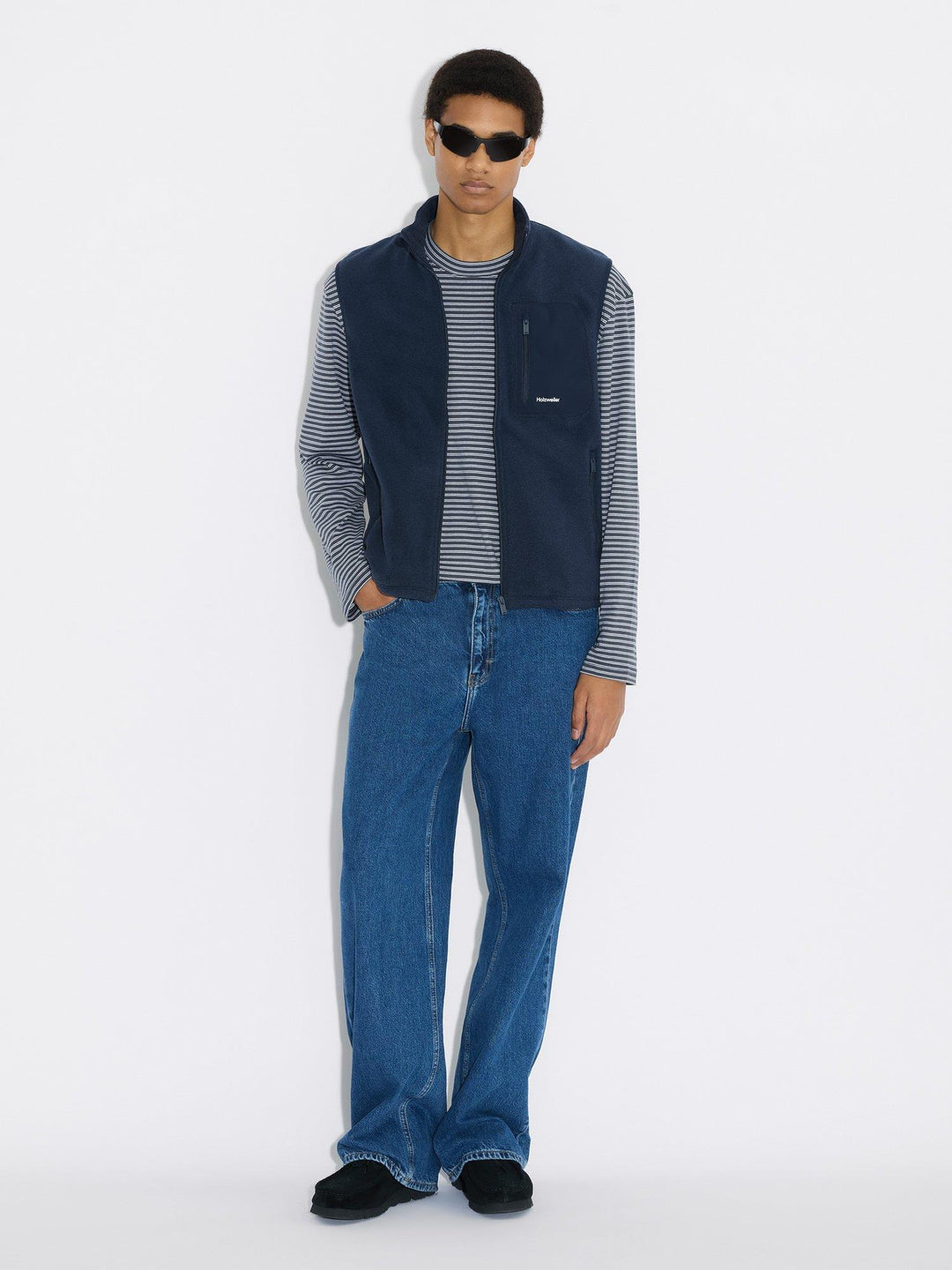 Dovre Fleece Vest  Dk. Navy