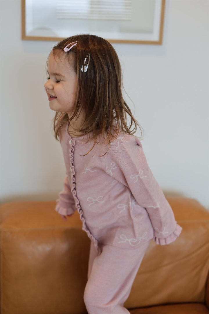 Lani strikket bukse  Soft Pink