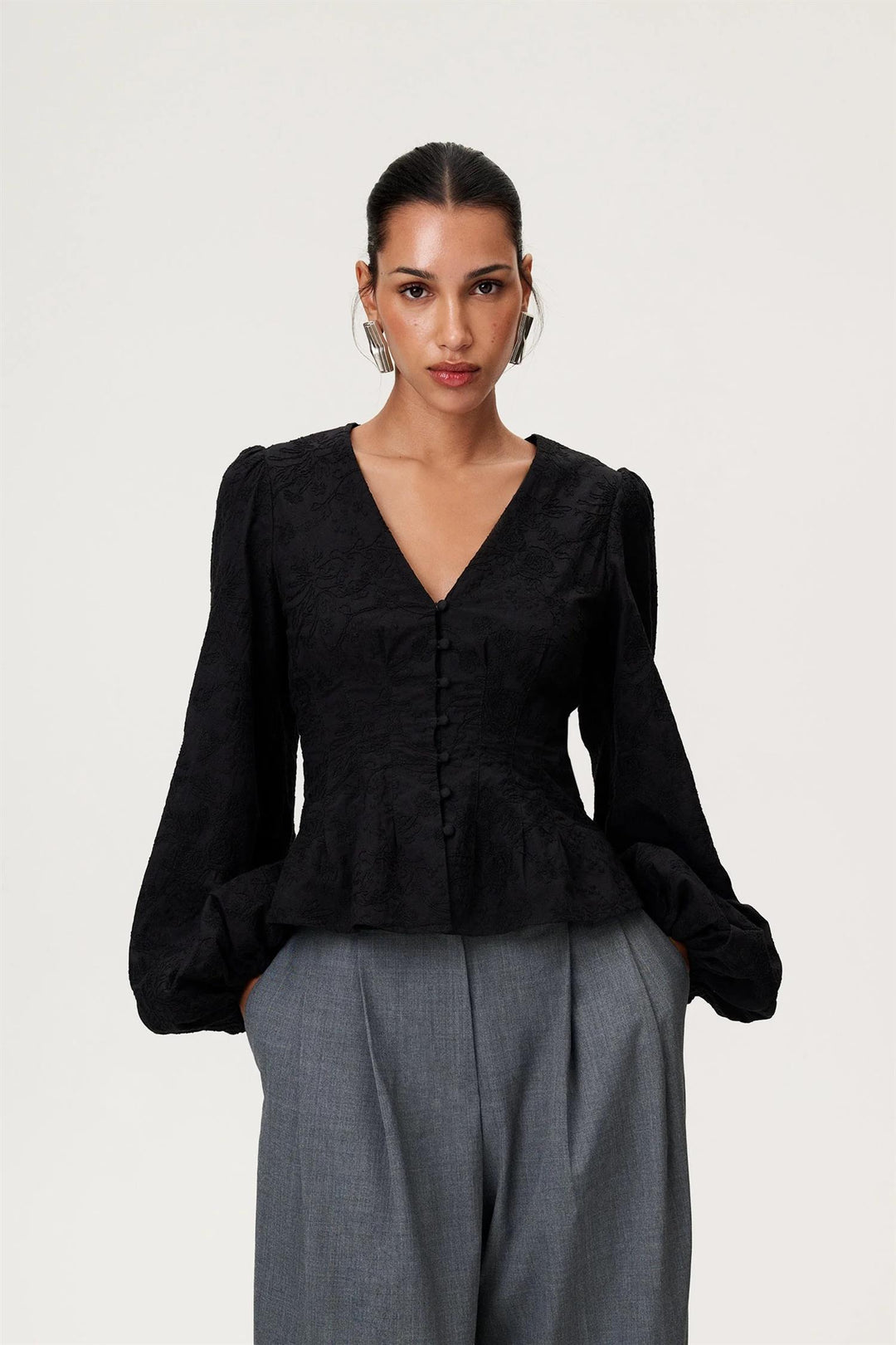 PALENA BLOUSE  Black