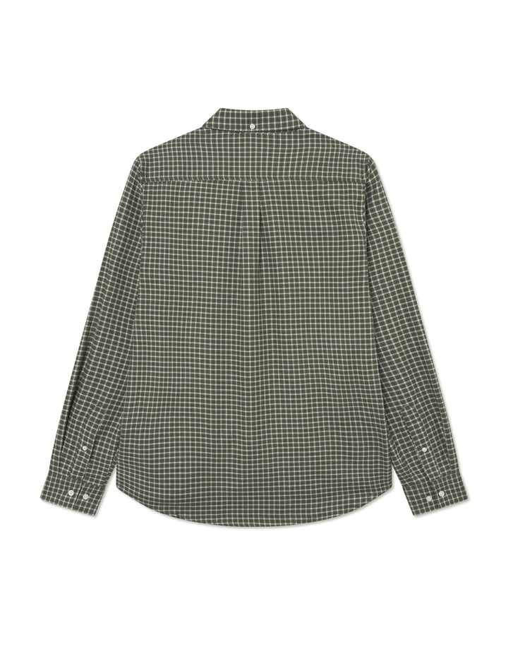 Konrad Check Flannel Shirt  Light Sand