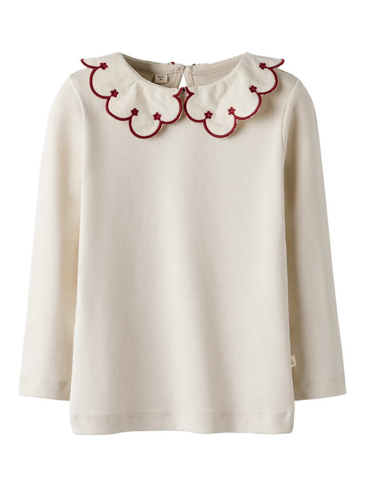 NMFFUNDO LS SLIM TOP LIL  Offwhite