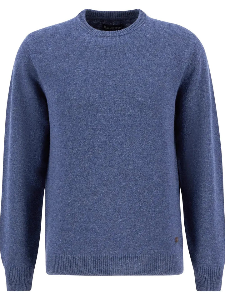 Essential Patch Crew Neck Sweater  Dark Indigo